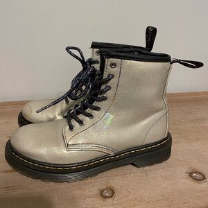 Dr. Martens Junior 1460 Sparkle Ray Holographic Boots